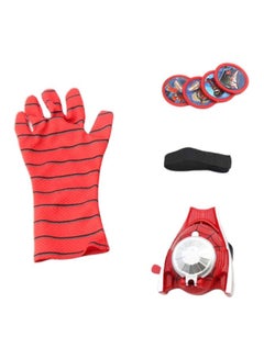 Spiderman Gloves With Disc And Launcher