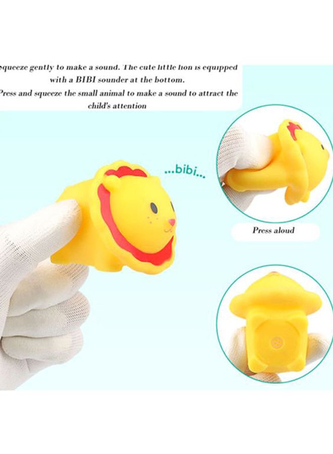 Beauenty - 3-Piece Bathroom Toy Set Elephant 7x7.5x4, Lion 6.5x7x3.5, Giraffe 26.5x11x3cm - Image 1