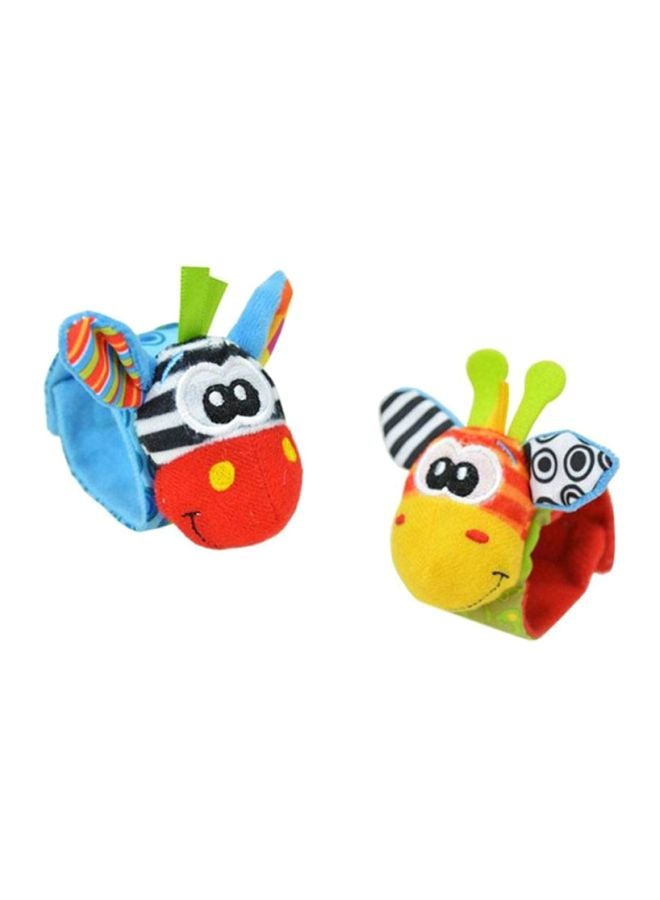 Beauenty 2-Piece Baby Wrist Rattle Finder Socks Toys Set