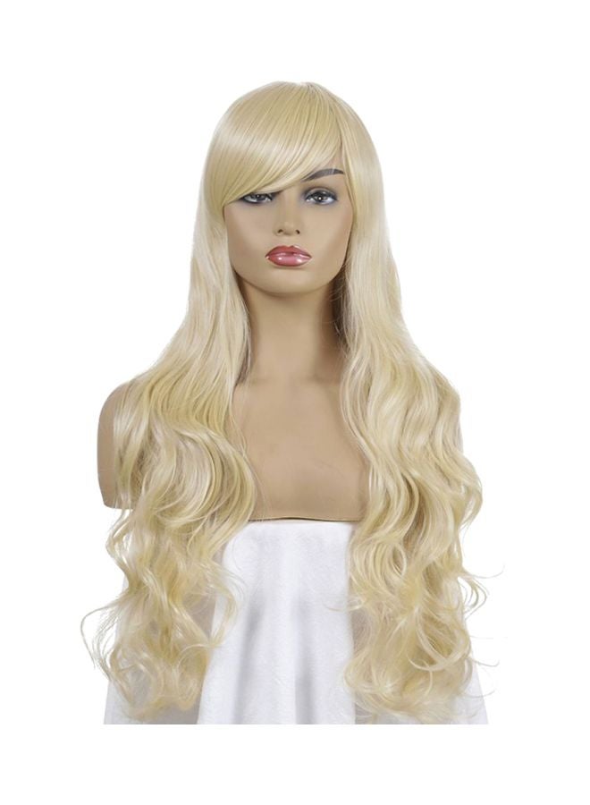 Cool Baby Long Straight Curly Cosplay Party Hair Wig 26x16x4.5cm - Image 1