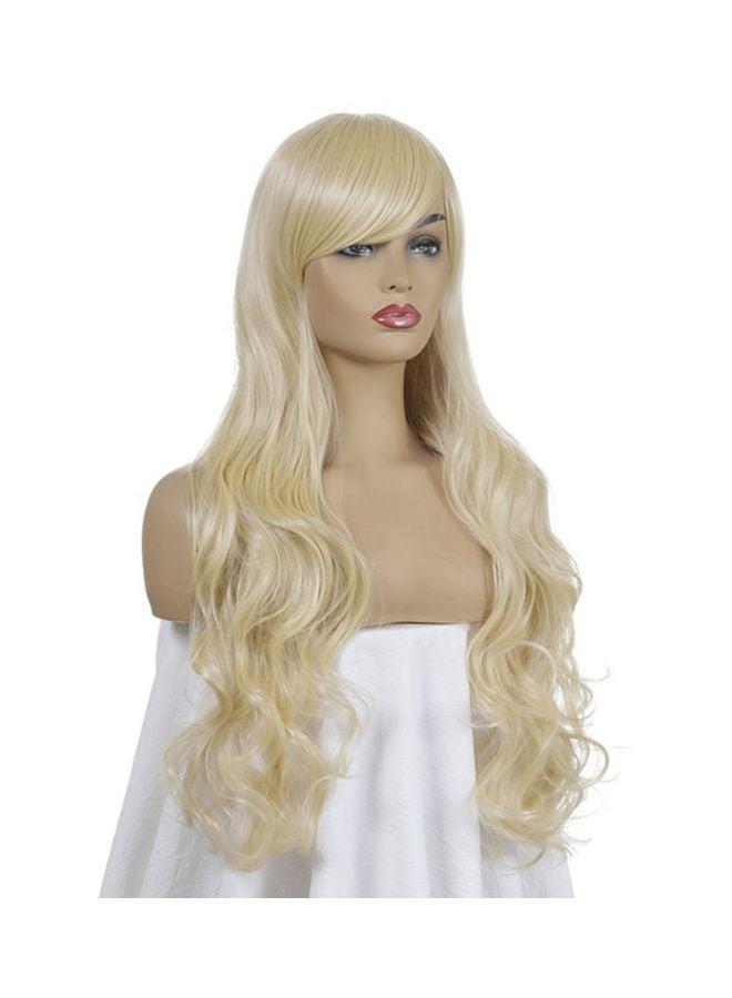 Cool Baby Long Straight Curly Cosplay Party Hair Wig 26x16x4.5cm - Image 2