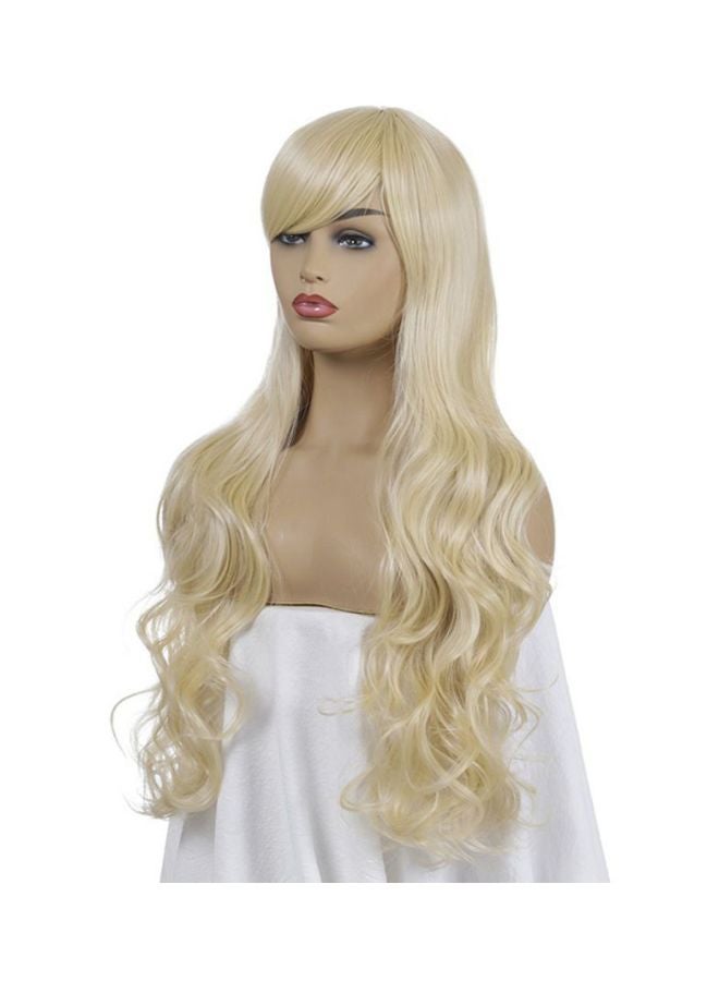 Cool Baby Long Straight Curly Cosplay Party Hair Wig 26x16x4.5cm - Image 3