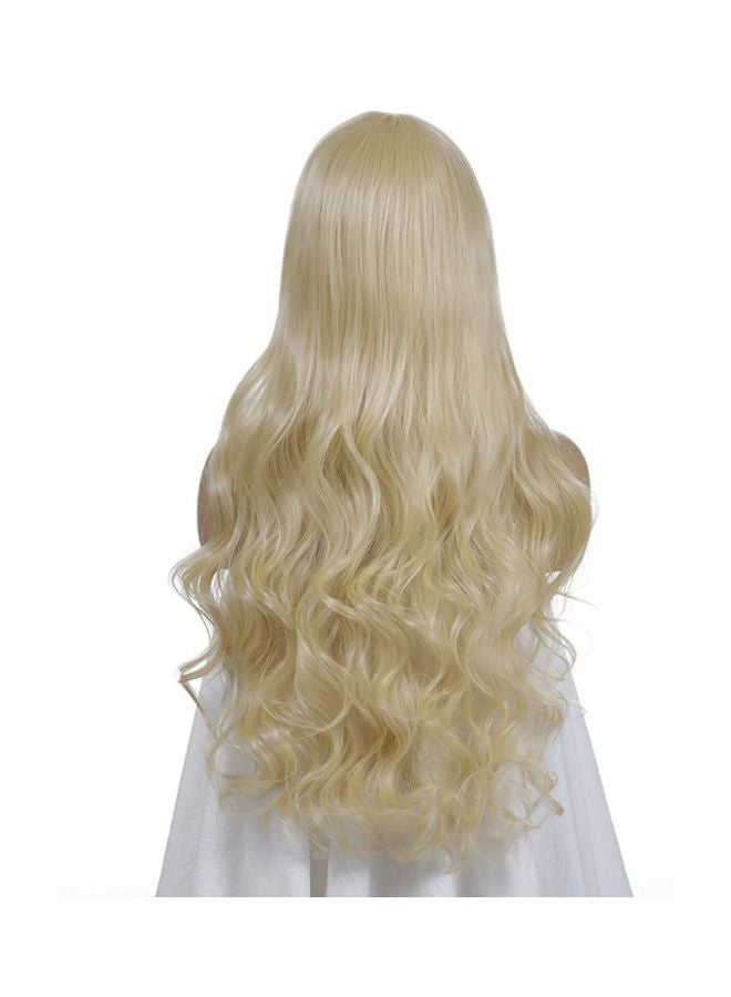 Cool Baby Long Straight Curly Cosplay Party Hair Wig 26x16x4.5cm - Image 4