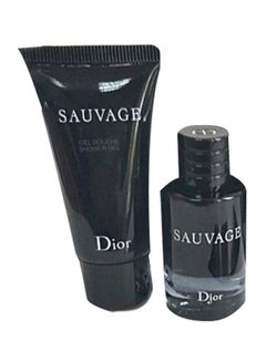 Dior Sauvage Gift Set EDT Mini 10, Shower Gel 20ml  - Image 1