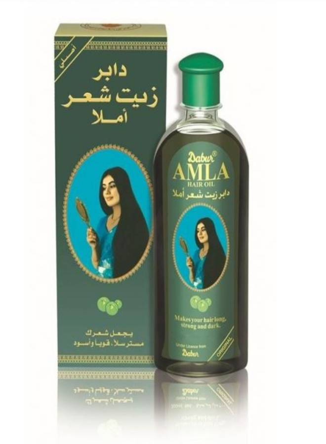 Dabur - Amla Hair Oil 270 ml | with Pure Amla Natural Extracts | Promotes Nourishment & Regrowth | For Long, Strong, & Dark Hair 270.0ml - Image 1