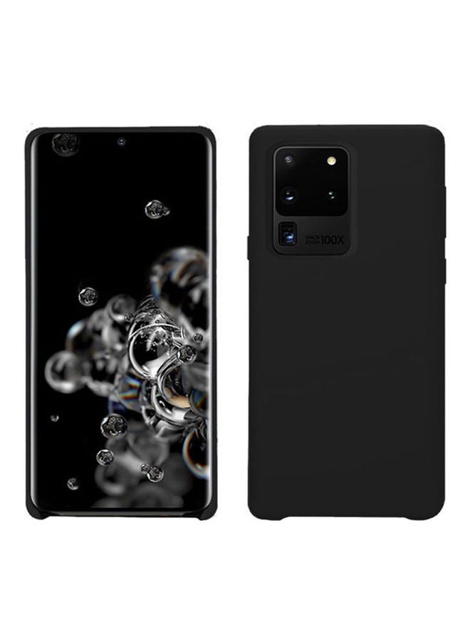 Generic - For Samsung Galaxy S20 Ultra Back Cover Silicone Case Black - Image 1