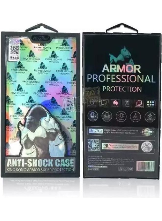 Generic - Defender Back Cover For Samsung Galaxy S10 Anti Burst King Kong Armor Super Protection Gel Case Clear - Image 1