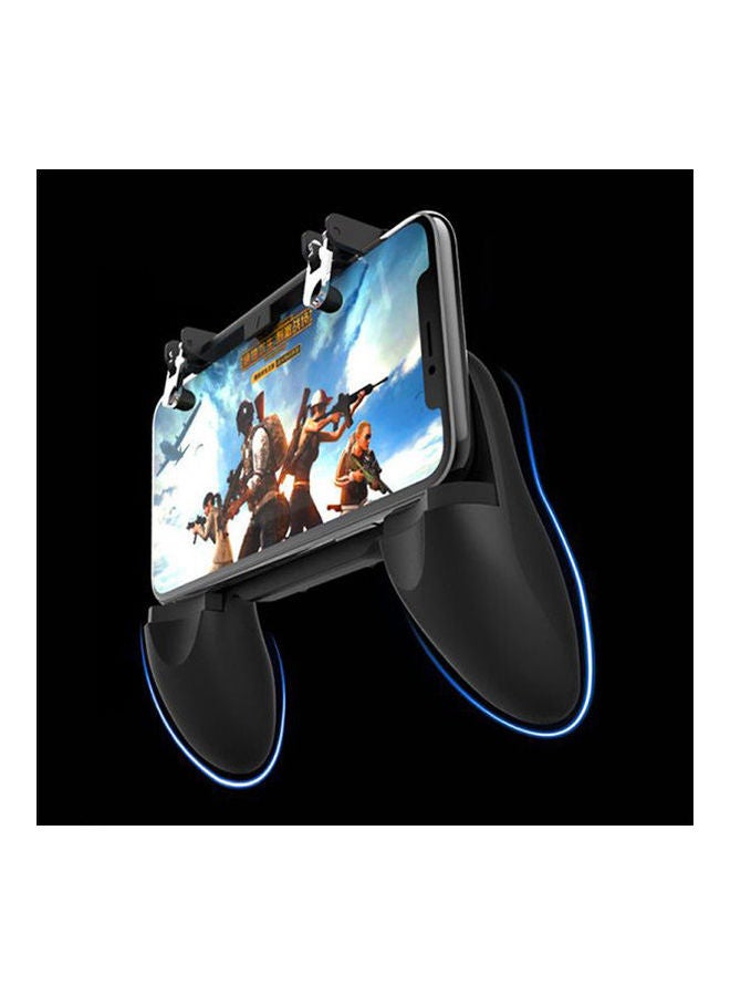ذراع تحكم 3 في 1 مزودة بزر لإطلاق النار للجهة اليمنى واليسرى مخصصة للعبة "PUBG" على أجهزة الموبايل التي تعمل بنظام تشغيل أندرويد وiOS