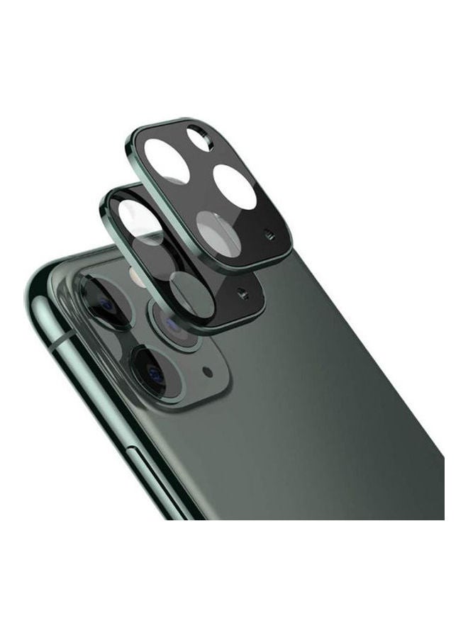 Generic - Tempered Glass Plus Metal Frame Hd  Anti-Scratch Anti-Fingerprint Camera Cover Accessories For Apple Iphone 11 Pro/Pro Max, 2 Packs Black - Image 1