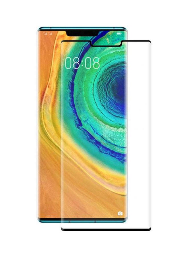 5D Glass Screen Protector For Huawei Mate 30 Pro Full Curved Clear/Black