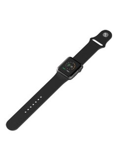 Silicone Loop Sport Band For Apple Watch 42Mm black