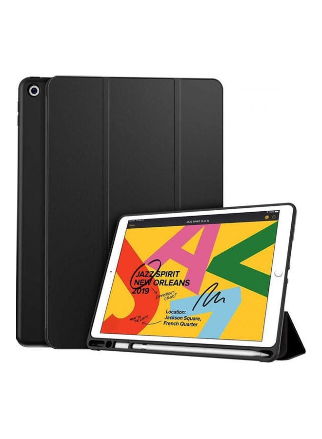 Generic - Case For Apple iPad 7, 10.2 Inch 2019 Model Auto Wake/Sleep Cover Black - Image 1