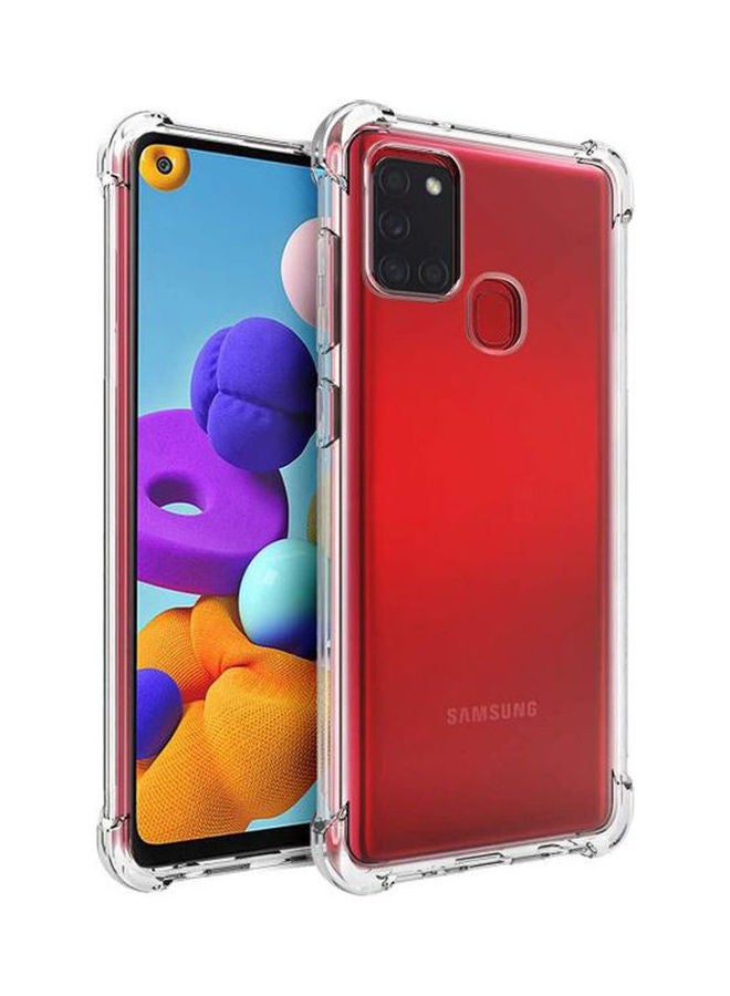 For Samsung Galaxy A21S Antishock Bumper Shockproof Back Case Clear