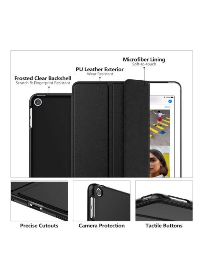 Case Fit   Ipad Air (3Rd Generation) 10.5Inch 2019, Slim Lightweight Smart Shell Stand Cover With Translucent Frosted Back Protector Fit Ipad Air 3 2019  (With Auto Wake/Sleep) Black - Image 2