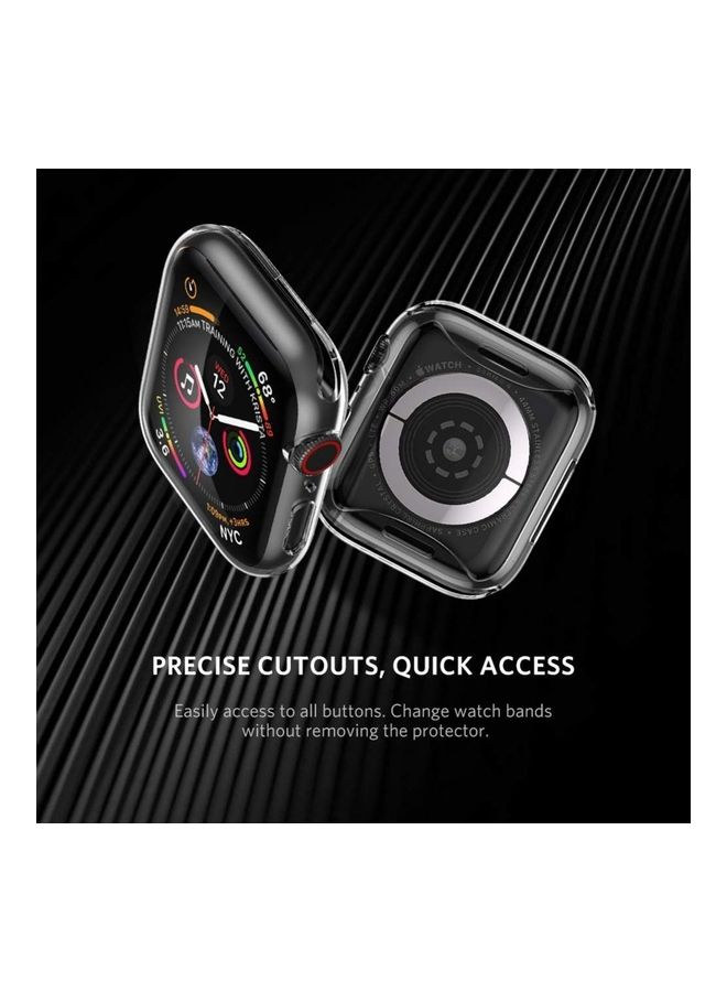 Generic - Pack Of 2  Full Cover Screen Protectors For Apple Series 4 Watch - Image 1