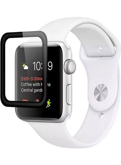 3D Full Coverage Tempered Glass With Scratch Resistance 9H Hardness Screen Protector And Anti Fingerprint For Apple Watch 40Mm Series 4 Clear / Black