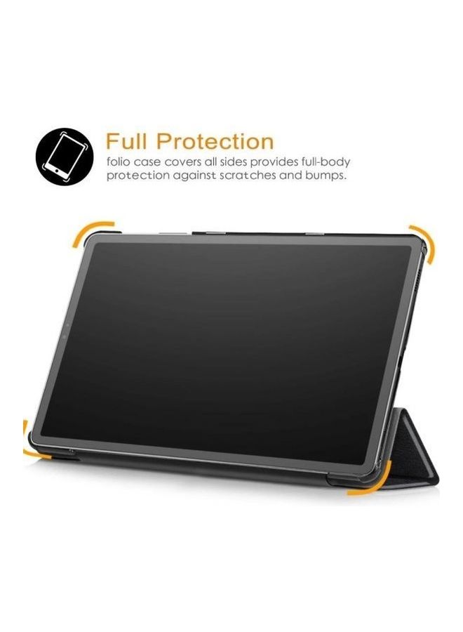Ultra Slim Tri-Folder Pu Leather Case Cover For Samsung Galaxy Tab S5E 10.5 Inch Sm-T720/T725 Black - Image 2