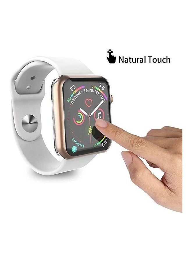 Case for Apple Watch Series 5 / Series 4 Screen Protector 44mm, 2019   iWatch Overall Protective Case TPU HD  Ultra-Thin Cover for Series 5/4 (44mm)  - Image 2