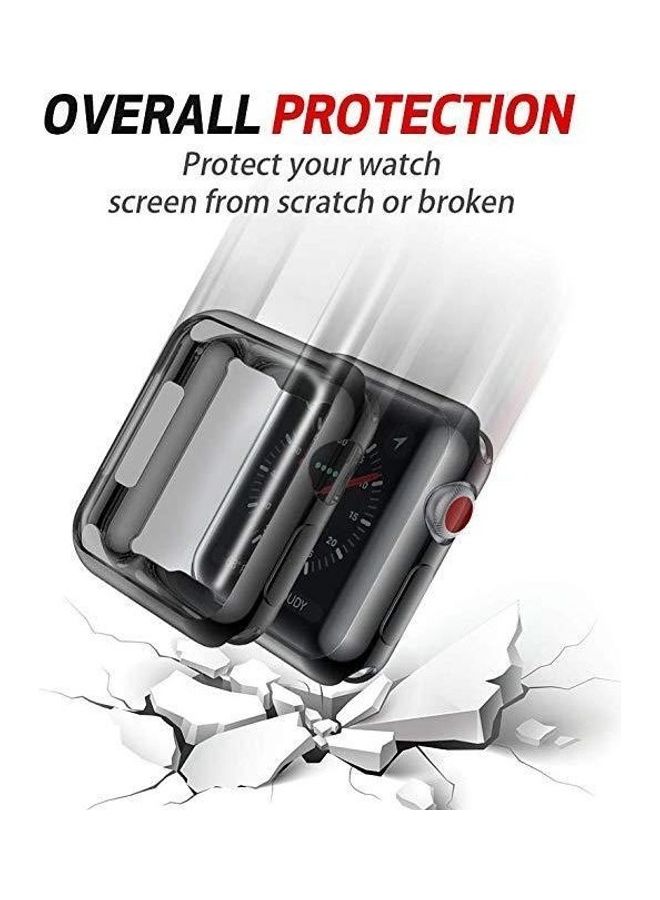 غطاء حماية واقٍ مع لاصقة حماية للشاشة لساعة يد أبل 4 و5 سيريز مقاس 44 مم - Image 2