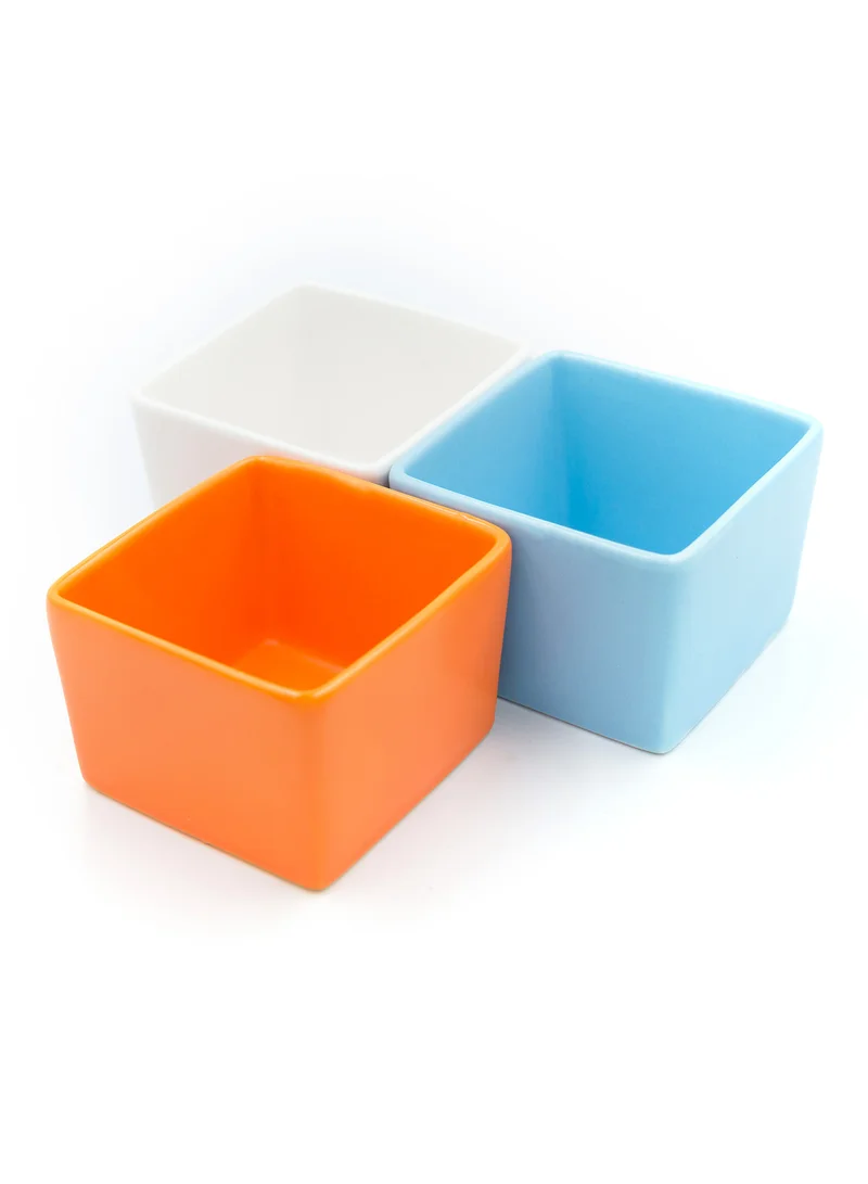 Noon East Serving Set - Made Of Bamboo & Ceramic - Colorful - Serving Plate - Serving Dishes - Tray - Bowls, Stand - Multicolour 31.9x13x8cm