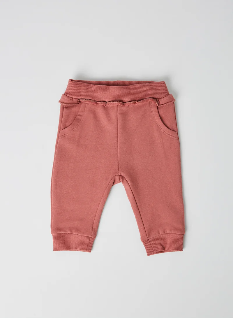 NAME IT Baby Frill Sweatpants Withered Rose