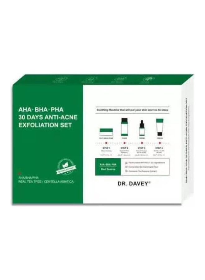 دكتور دافي مجموعة التقشير AHA BHA PHA مضادة لحب الشباب مكونة من 4 قطع 30g + 40ml + 10ml + 20g - Image 3