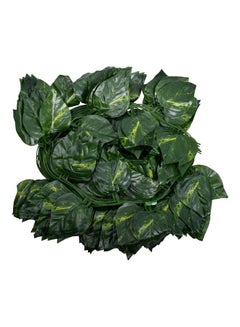 Generic Faux Leaves 12 Pieces Bunch Green 2.3meter  - Image 1