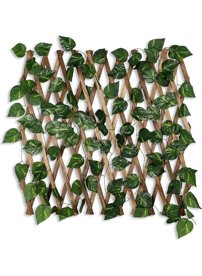 Generic Faux Leaves 12 Pieces Bunch Green 2.3meter  - Image 4