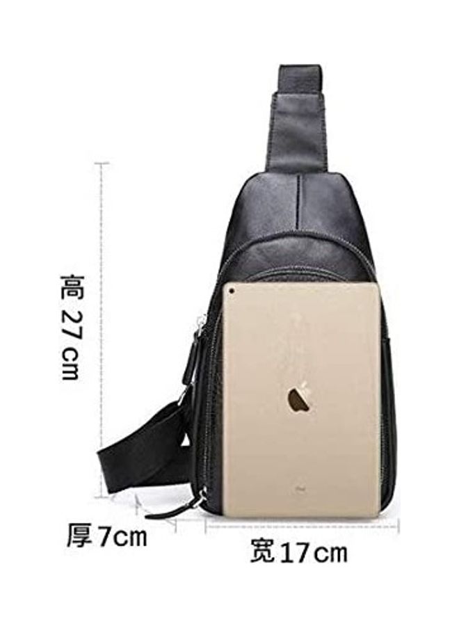 One Shoulder Backpack Black  - Image 3