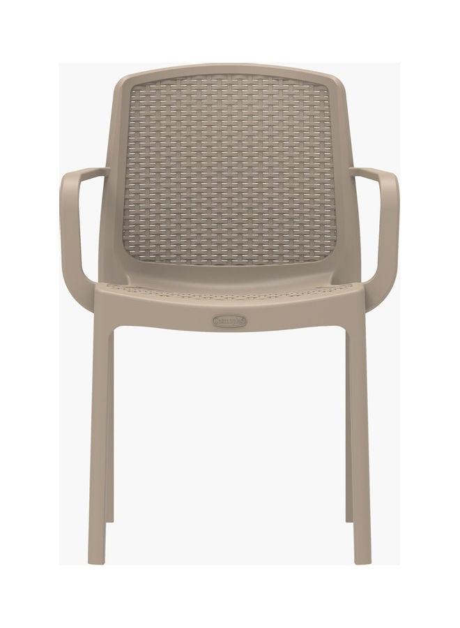 Home Box Briston Rattan Armchair Beige 82 x 55 x 57cm - Image 1