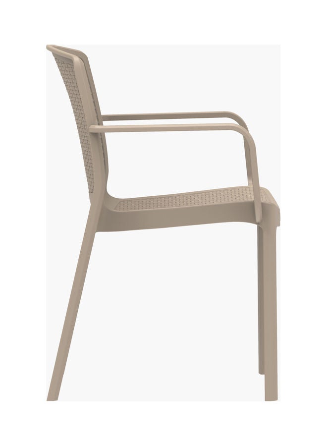 Home Box Briston Rattan Armchair Beige 82 x 55 x 57cm - Image 3