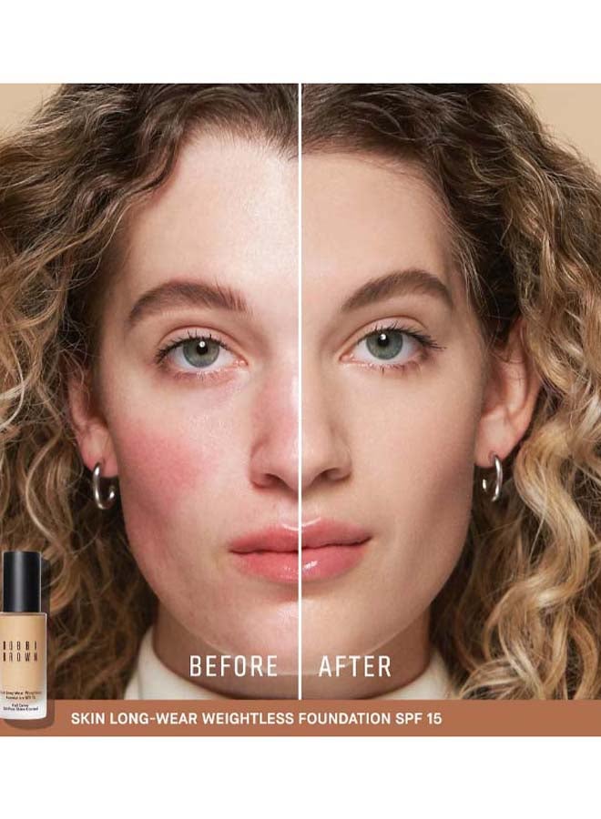BOBBI BROWN Long-Wear Weightless Foundation SPF 15 Sand - Image 3