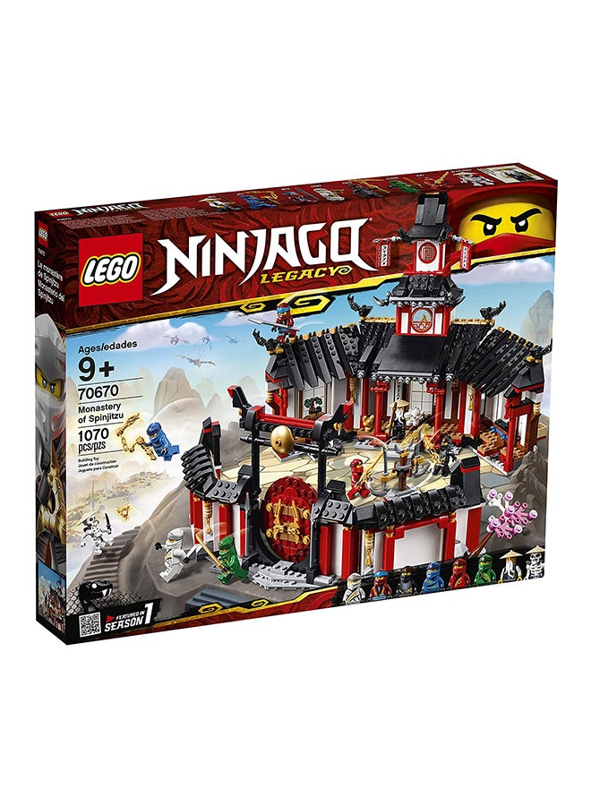 LEGO - 70670 70670 1070-Piece Ninjago Monastery Of Spinjitzu Durable Building Block Set Toy 9+ Years - Image 1