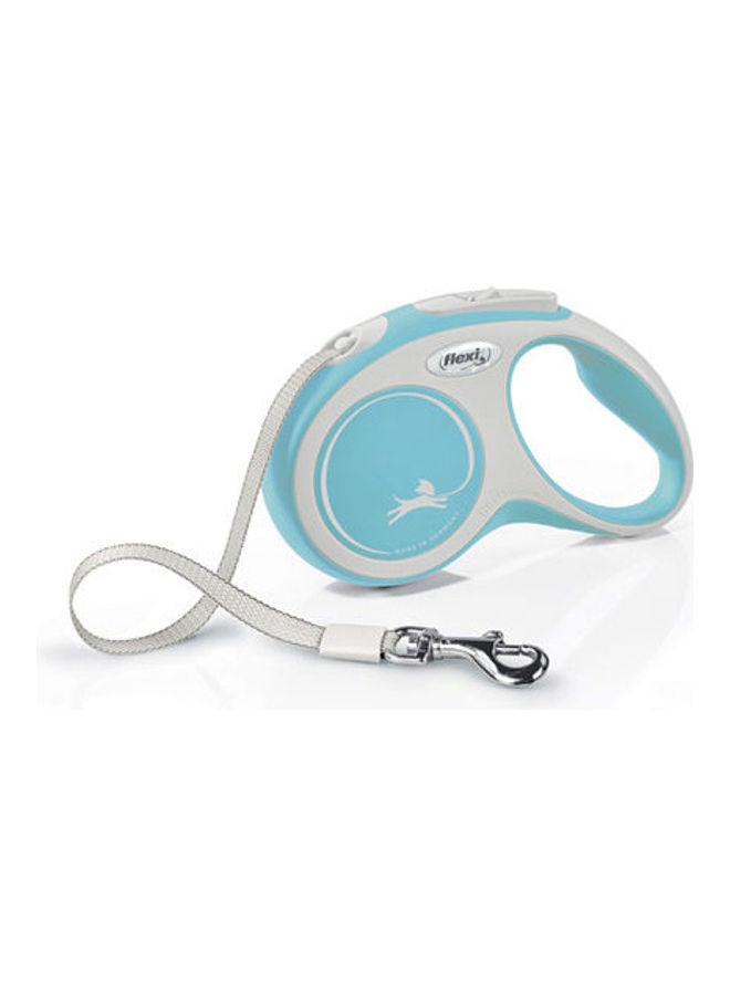 مقود نيو كومفورت بطول 5 متر، حجم سمول، الحجم الأقصى 15 كجم أزرق فاتح. أزرق فاتح S