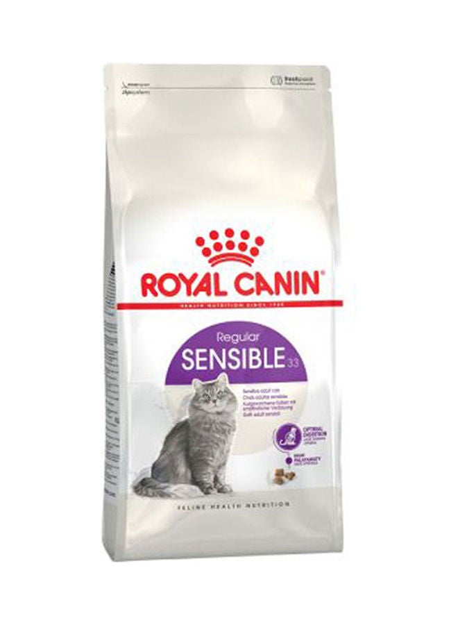 طعام جاف سينسيبل 33 للقطط ذات الوزن العادي متعدد الألوان 400جرام