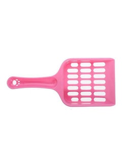 Generic Pet Sand Litter Shovel Grid-style Waste Poop Scooper Tray Tool For Cat Dogs Rabbits Pink 