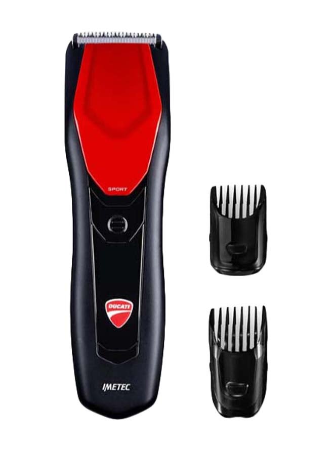Ducati by Imetec Steering Hair Clipper With Comb Black/Red  - Image 1