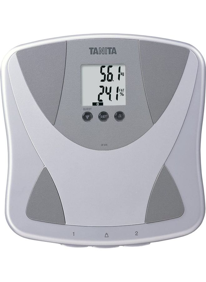 TANITA - Digital Weighing Scale Grey 13.9x2.7x13.8inch - Image 1