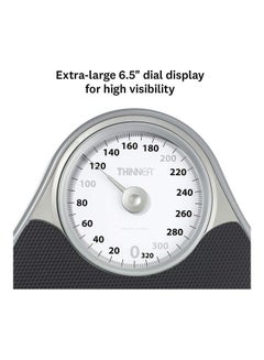 CONAIR Dial Analog Precision Scale Grey/Black 18.5x14.3x4.9inch  - Image 2