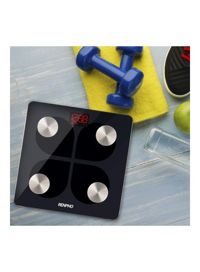 RENPHO Smart Digital Bathroom Scale Black 10.2x10.2x0.91inch  - Image 5