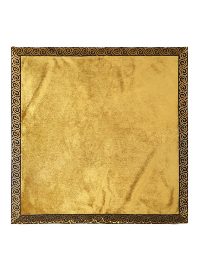 مفرش طاولة مخملي مع حقيبة تاروت 18x1x12سم - Image 3