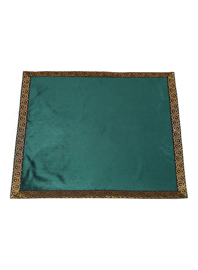 مفرش طاولة مخملي مع حقيبة تاروت 18x1x12سم - Image 2
