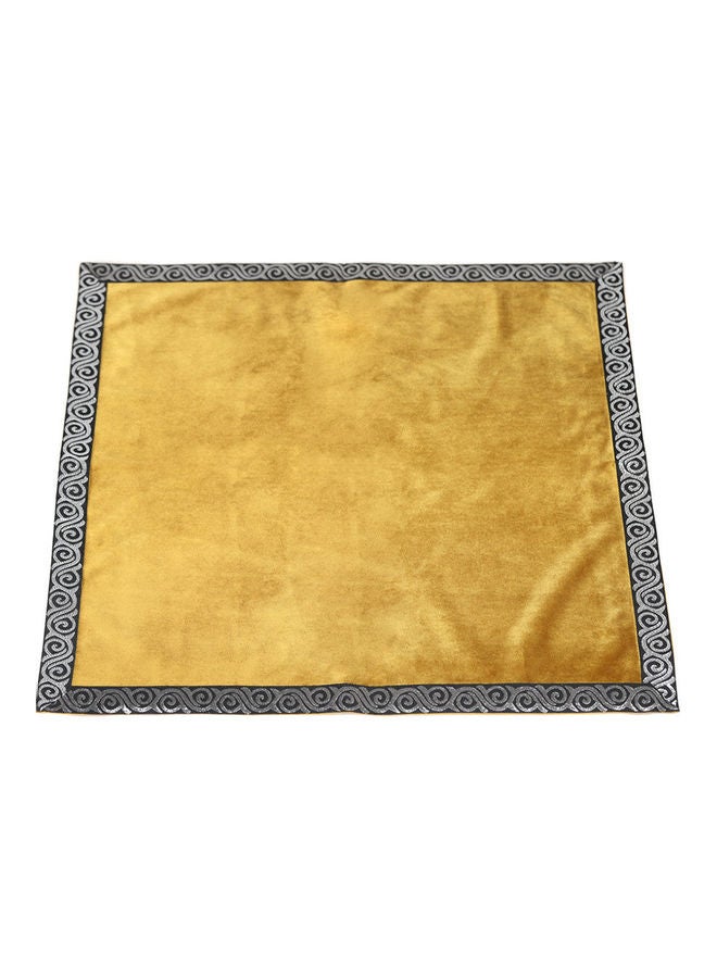 مفرش طاولة مخملي مع حقيبة تاروت 18x1x12سم - Image 2