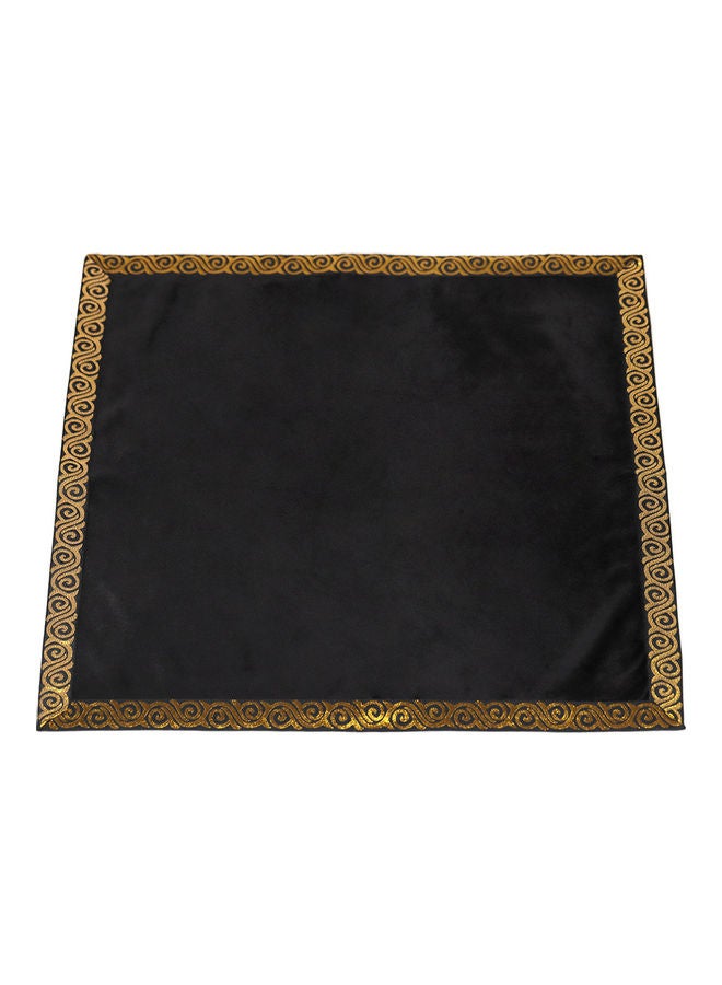 مفرش طاولة مخملي مع حقيبة تاروت 18x1x12سم - Image 3