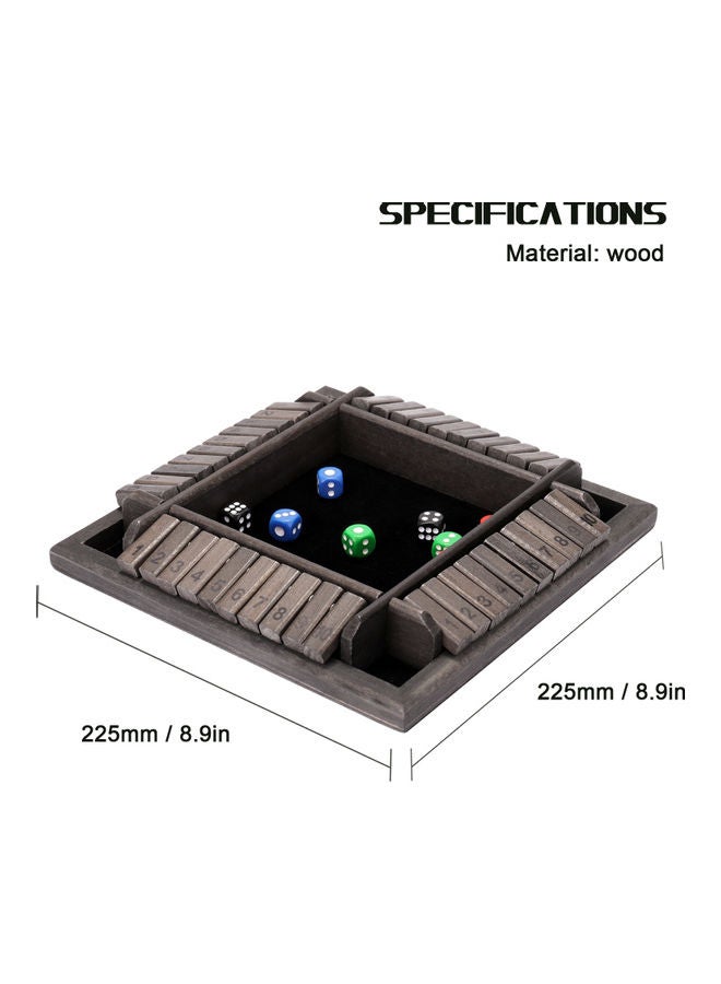 Four Side Flop Game Number Game Toys 24.5x6x24.5cm