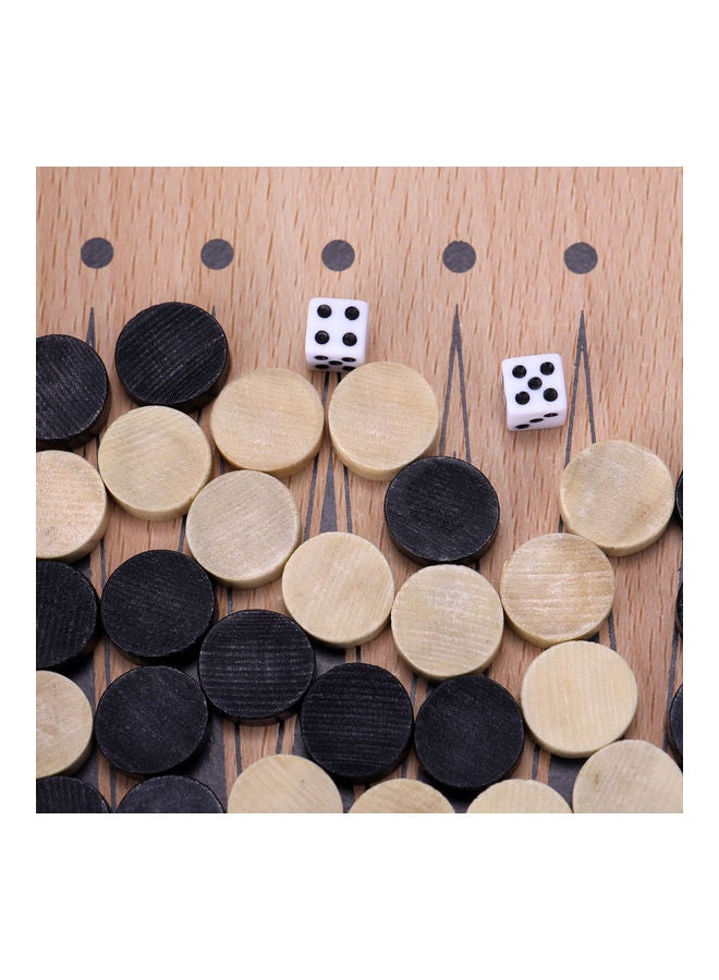 Folding Wooden Three-in-one Suit Chess Board - Image 4