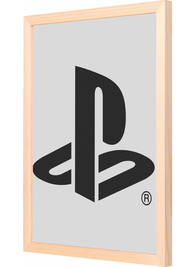 LOWHA PlayStation Themed Framed Painting Grey/Black - Image 1
