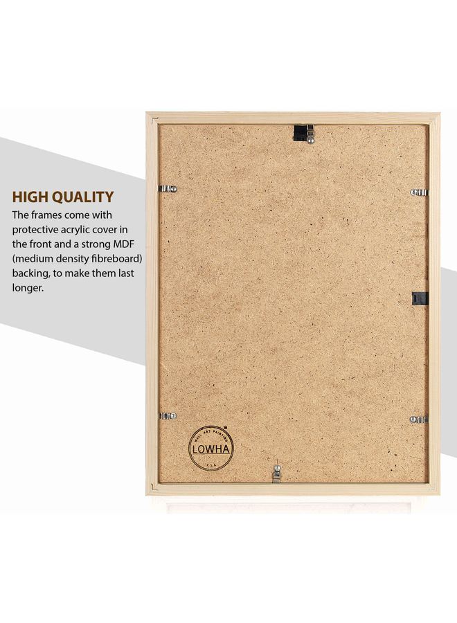 لوحة فنية بإطار بطبعة عبارة "Made In Saudi" متعدد الألوان 33x43سم - Image 3