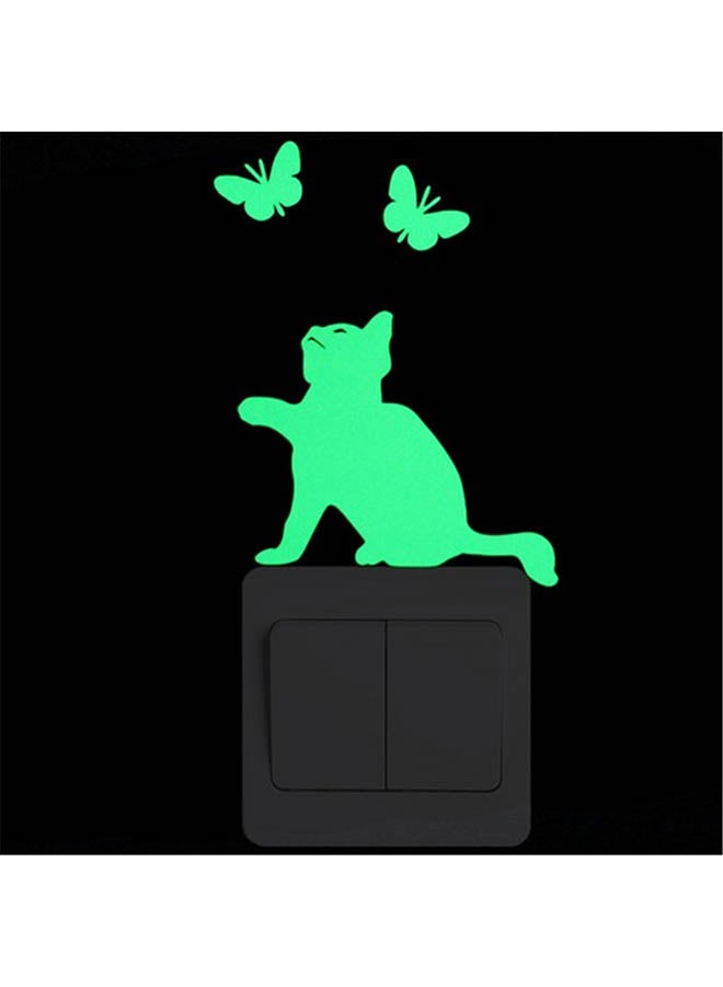 Luminous Cartoon Non-Toxic Cute Wall Poster Green 