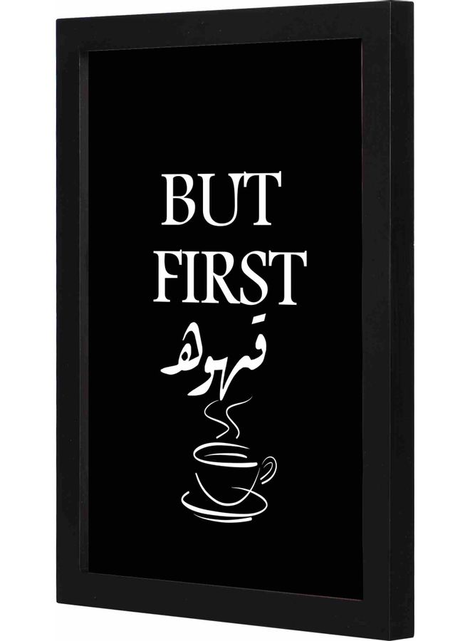 LOWHA Wall Art Framed Painting Black/White